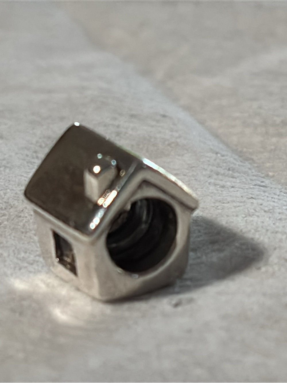 Authentic Pandora Retired Vintage Sterling Silver House Charm #790126